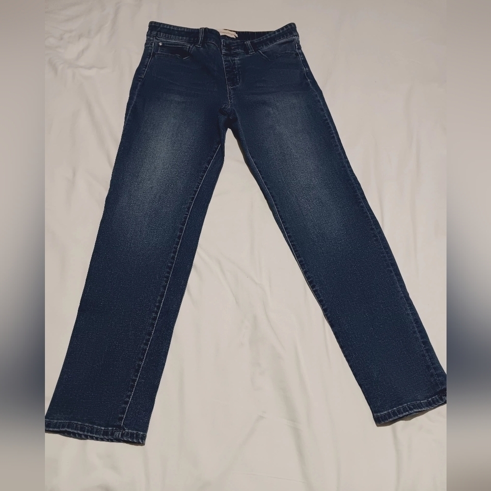 Soft Surroundings Denim Pull-On high waist, Pants Size M